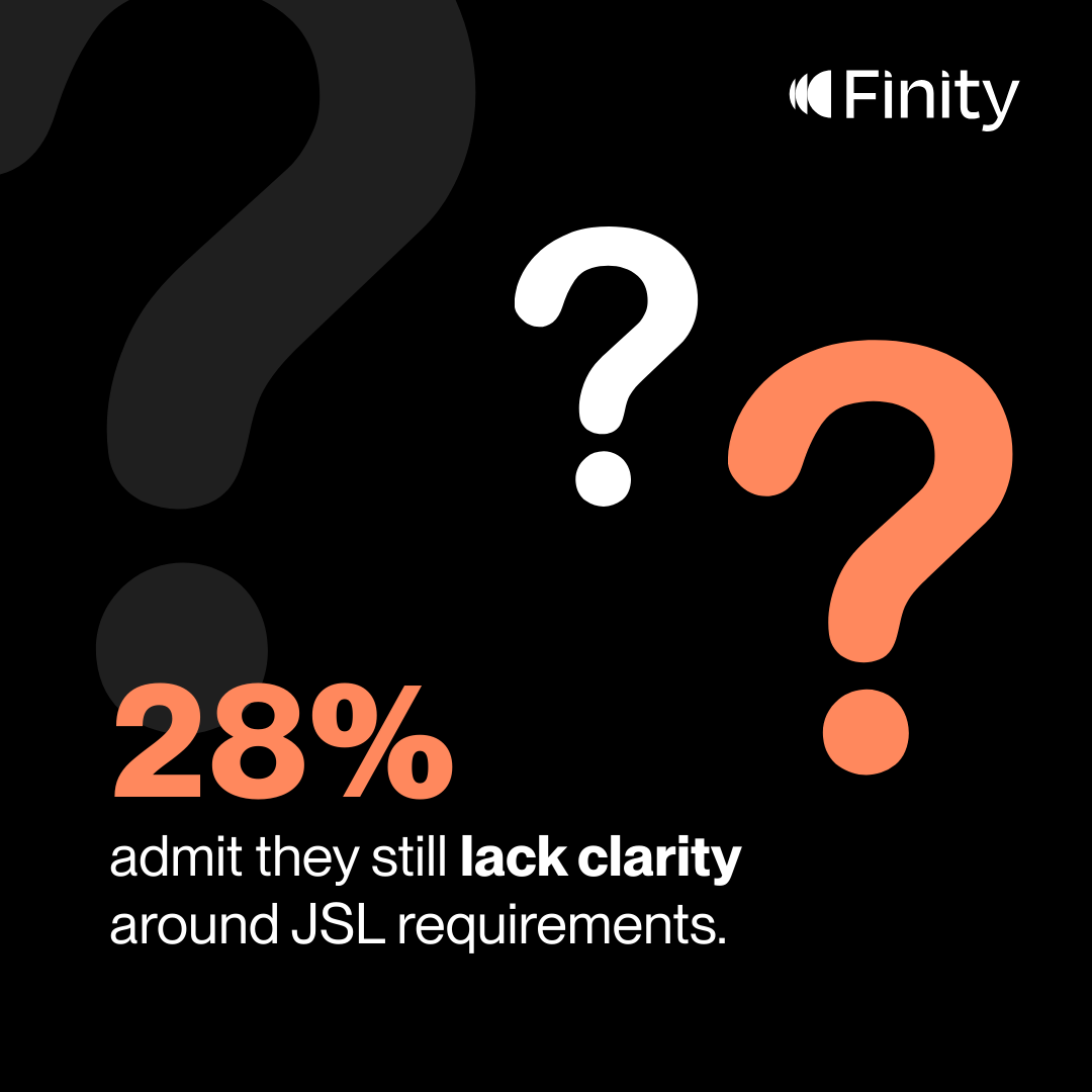 28% of payroll professionals admit they still lack clarity around JSL requirements
