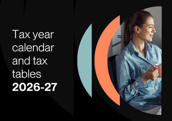 UK payroll tax calendar and tax tables 2026-27